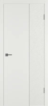 Linea DR2 ДГ 800*2000 Мокко эмаль Молдинг Серебро