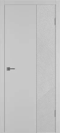 Linea ART2 ДГ 800*2000 Серебро эмаль Молдинг Серебро