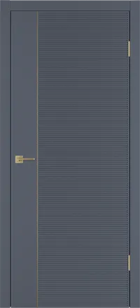 Linea HR1 ДГ 800*2000 Графит эмаль Молдинг Золото