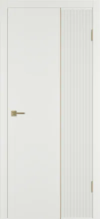 Linea VR2 ДГ 800*2000 Мокко эмаль Молдинг Золото