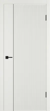 Linea VR1 ДГ 800*2000 Мокко эмаль Молдинг Черный