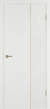Linea ART2 ДГ 800*2000 Мокко эмаль Молдинг Золото