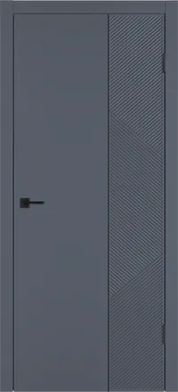 Linea ART2 ДГ 800*2000 Графит эмаль Молдинг Черный