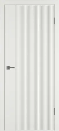 Linea VR1 ДГ 800*2000 Мокко эмаль Молдинг Серебро
