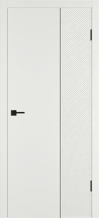Linea DR2 ДГ 800*2000 Мокко эмаль Молдинг Черный