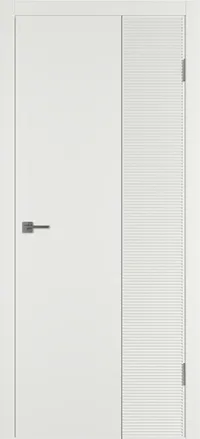 Linea HR2 ДГ 800*2000 Мокко эмаль Молдинг Серебро