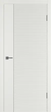 Linea HR1 ДГ 800*2000 Мокко эмаль Молдинг Серебро