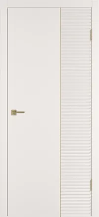 Linea HR2 ДГ 800*2000 Слоновая кость эмаль Молдинг Золото