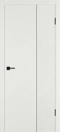 Linea ART2 ДГ 800*2000 Мокко эмаль Молдинг Черный