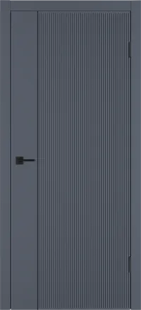 Linea VR1 ДГ 800*2000 Графит эмаль Молдинг Черный