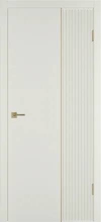 Linea VR2 ДГ 800*2000 Магнолия эмаль Молдинг Золото
