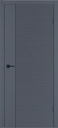 Linea HR1 ДГ 800*2000 Графит эмаль Молдинг Черный