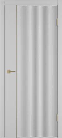Linea VR1 ДГ 800*2000 Серебро эмаль Молдинг Золото