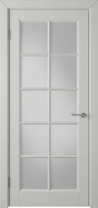 Glanta ДО white cloud 800*2000 Светло-серая эмаль