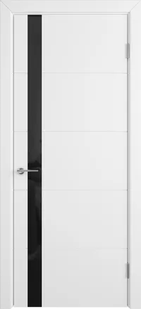 Trivia Black gloss 800*2000 Белая эмаль