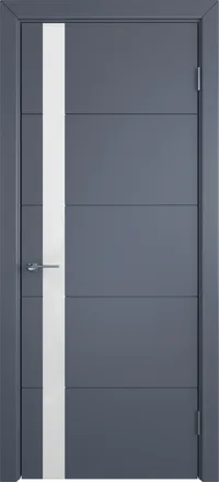 Trivia White gloss 800*2000 Графит эмаль