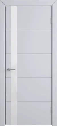 Trivia White gloss 800*2000 Светло-серая эмаль