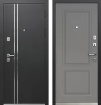 Luxor Букле черный Велюр грей софт 860*2050 R