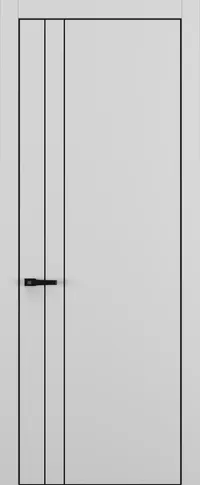 Квалитет К15 800*2000 Матовый серый ALU Черная с 4-х молдинг черный (Mb) зпп Eclipse 3.0 под 2 петли зпз 196 REVERS R