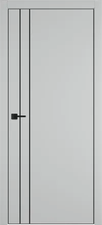 Urban 2 V 800*2000 Emalex Steel Black Edge молдинг черный