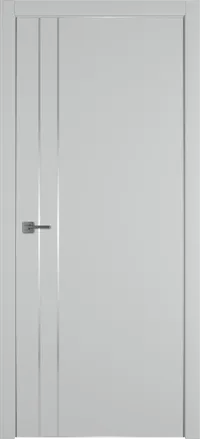 Urban 2 V 800*2000 Emalex Steel Silver Edge Молдинг Серебро