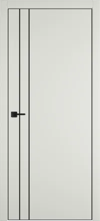 Urban 2 V 800*2000 Emalex MidWhite Black Edge молдинг черный зпз 196