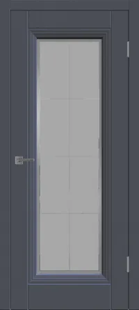 Барселона 1 ДО матовое с рисунком 800*2000 Графит эмаль