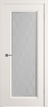 Флорида ДО матовое с пескоструйным рисунком 800*2000 Слоновая кость эмаль зпз 196 L