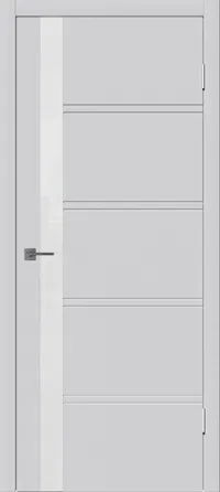 Бостон ДО белый лак 800*2000 Светло-серая эмаль