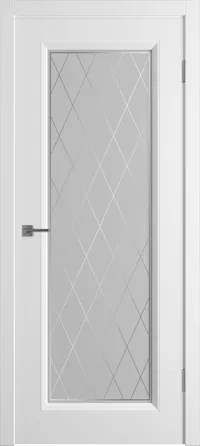 Флорида ДО матовое с пескоструйным рисунком 800*2000 Белая эмаль зпз 196