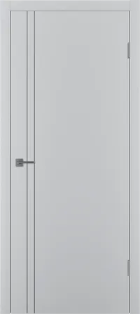 Меридиан 2V ДГ 800*2000 Светло-серая эмаль зпз 196