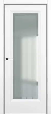 Неаполь ДО Baguette B2 Сатинато с рамкой 800*2000 Белый матовый