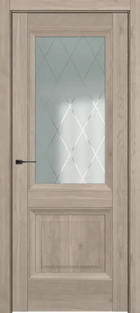 Венеция ДО Baguette B2 Сатинато с рисунком ромб 800*2000 Милк вуд