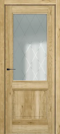 Венеция ДО Baguette B5 Сатинато с рисунком ромб 800*2000 Голд вуд