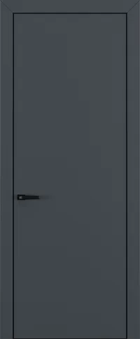 Квалитет К7 800*2000 Графит премьер мат ALU Черная с 4-х зпп Eclipse 3.0 под 2 петли зпз 196 REVERS R