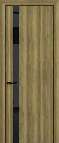 Квалитет К2 Black Classic 800*2000 Дуб серый ALU Черная с 4-х зпп Eclipse 3.0 под 2 петли REVERS R