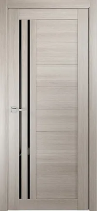 Квадро 20 ДО черный лак 800*2000 Капучино