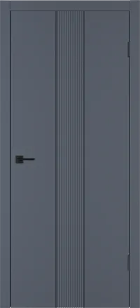 Integra 65 ДГ 800*2000 Графит эмаль Молдинг Черный