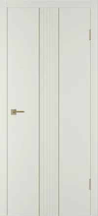 Integra 65 ДГ 800*2000 Магнолия эмаль Молдинг Золото