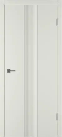 Integra 65 ДГ 800*2000 Магнолия эмаль Молдинг Серебро