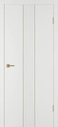 Integra 65 ДГ 800*2000 Мокко эмаль Молдинг Золото