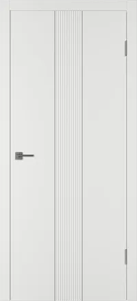 Integra 65 ДГ 800*2000 Мокко эмаль Молдинг Серебро