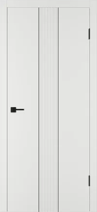 Integra 65 ДГ 800*2000 Мокко эмаль Молдинг Черный