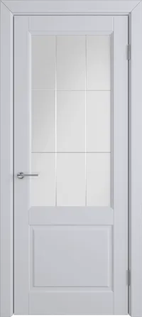 Integra 9 ДО Crystal Cloud Cross 800*2000 Светло-серая эмаль