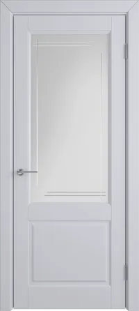 Integra 9 ДО Crystal Cloud Line 800*2000 Светло-серая эмаль