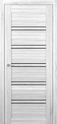 ST5 ДО черный лак 800*2000 Сонома светлый