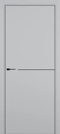 DZ-50.1 В 800*2000 Nardo Grey кромка ABS черная ЗПЗ