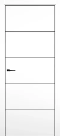 Порта-54 4AB 800*2000 Alaska Молдинг черный кромка ALU Черная ЗПЗ