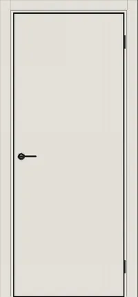 DZ-50 4AB 800*2000 Shellac Cream кромка ALU Черная ЗПЗ Б/ЗПП