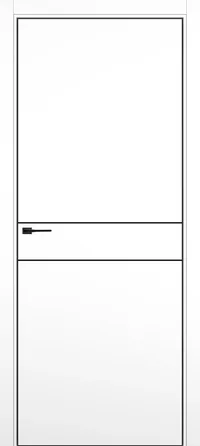 DZ-52 4AB 800*2000 Alaska Молдинг черный кромка черная ЗПЗ Б/ЗПП